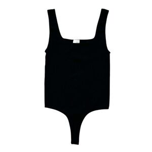 NWT Retrod Black Ribbed Bodysuit